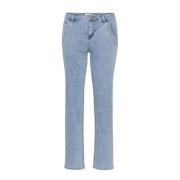 Straight-Leg Miami Light Blue Denim Jeans