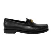 Sorte Skinnloafers Damesko