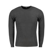 Svart Polyester Pullover