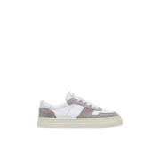 To-farget Skinn Sneakers