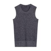 Lurex Strikket Tank Top Aurora