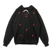 Svart Lettvekts Hettegenser Skipper Sweatshirt