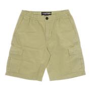 Cargo Shorts Beige Ripstop Stoff