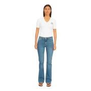 EARTHxSWAN Flare Leg Jeans