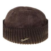 Semsket Strikket Beanie Lue