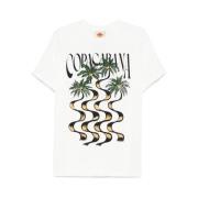 Grafisk Print Crew Neck T-skjorte