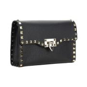 Studded Skinn Skulderveske