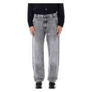 Grå Vasket Regular Jeans Aw24