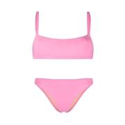 Flamingo Rosa High-Waisted Bikini