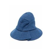 Blå Logo Patch Bucket Hat