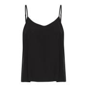 Justerbar Stropp Slip Top Meteoritt Bluse