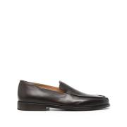 Cedar Brown Skinn Slip-On Sko