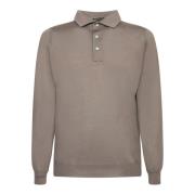 Beige T-skjorte for menn