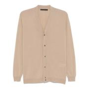 Merino Ull V-Hals Cardigan Sweater