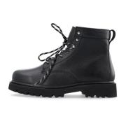 Black Bianco Biapatrick Laced Up Boot Sko