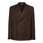 Brun Blazer Elegant Stil