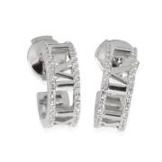 Pre-owned White Gold earrings