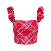 Tartan Maryjane Bustier Top