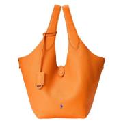 Oransje Polo Play Skinn Tote Bag