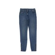 Couture Denim Jeans med glidelås