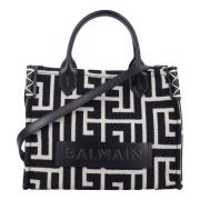 Monogrammed Tote Bag Svart/elfenben