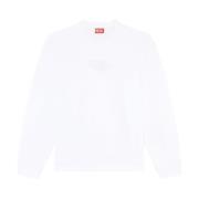 Hvit Cut-Out Sweatshirt