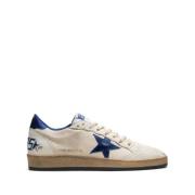 Stjerne Patch Skinn Sneakers