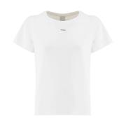 Crew-neck Bomull Jersey T-skjorte