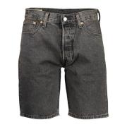 Sorte Jeans Shorts for Menn 501