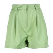 Stilige shorts i polyester viskoseblanding