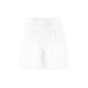 Hvite Denim Shorts for Kvinner