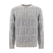 Jacquard Strikk FF Logo Sweater