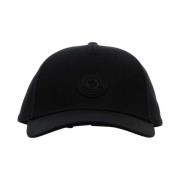 Svart Bomull Baseball Cap Logo