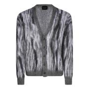 Dyr Jacquard Ull Cardigan