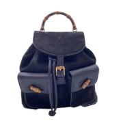 Pre-owned Suede backpacks