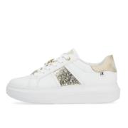 Hvit Sneaker med Bi og Glitter