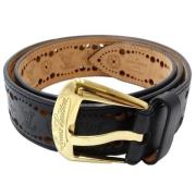 Pre-owned Leather belts