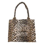 Leopardmønstret Tote Bag