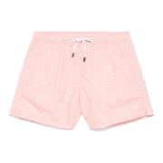 Polyester Svømmeshorts med Elastisk Belte