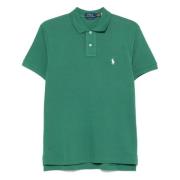 Tilpasset Slim Fit Bomull Mesh Polo