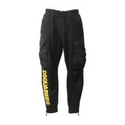 Cargo Logo Sweatpants Made in Italy