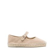 Beige Flate Espadrilles