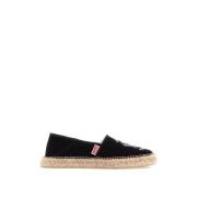 Broderte Lerret Espadrilles