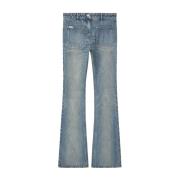 Blå Flared Jeans