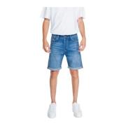 Blå Denim Sommer Shorts