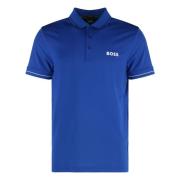 Slim Fit Teknisk Stoff Polo Skjorte