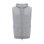 Zip-Up Hoodie Style Vest