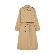 Beige Bomull Trench Vivetta Jakke