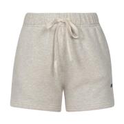 Sporty Felpa Shorts med Brodert Logo