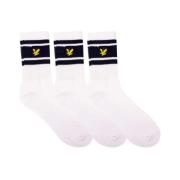 Stripete Crew Socks 3-Pack